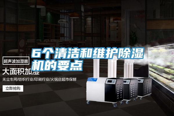 6個清潔和維護草莓污视频在线看的要點