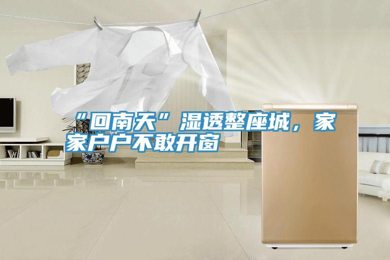 “回南天”濕透整座城，家家戶戶不敢開窗