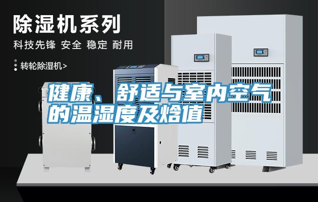 健康、舒適與室內空氣的溫濕度及焓值