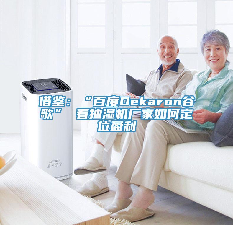 借鑒：“百度Dekaron穀歌” 看抽濕機廠家如何定位盈利