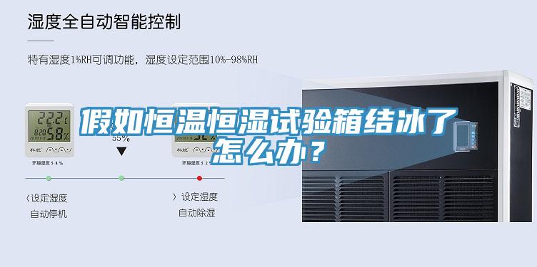 假如恒溫恒濕試驗箱結冰了怎麽辦？