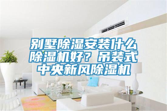 別墅除濕安裝什麽草莓污视频在线看好？吊裝式中央新風草莓污视频在线看