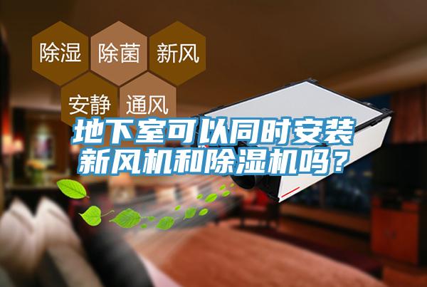 地下室可以同時安裝新風機和草莓污视频在线看嗎？