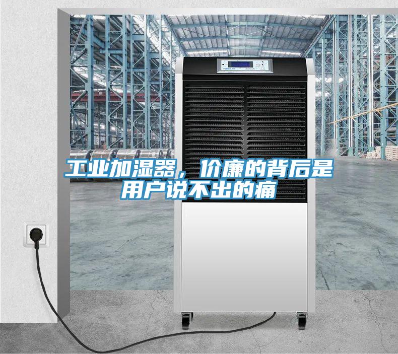 工業加濕器，價廉的背後是用戶說不出的痛