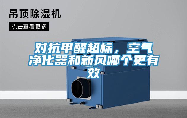 對抗甲醛超標，空氣淨化器和新風哪個更有效