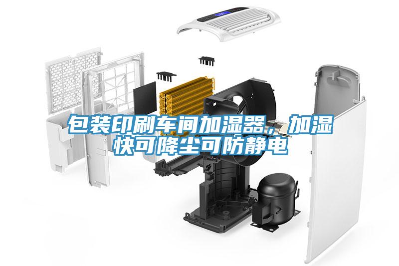 包裝印刷車間加濕器，加濕快可降塵可防靜電