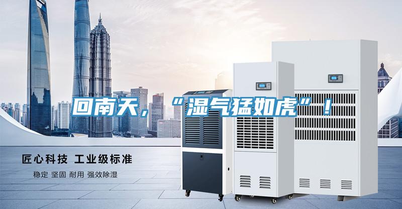 回南天，“濕氣猛如虎”！