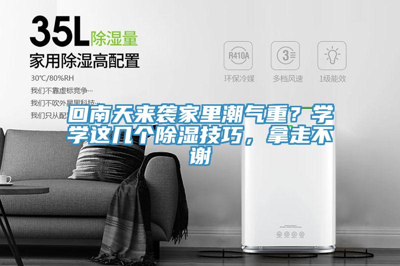 回南天來襲家裏潮氣重？學學這幾個除濕技巧，拿走不謝