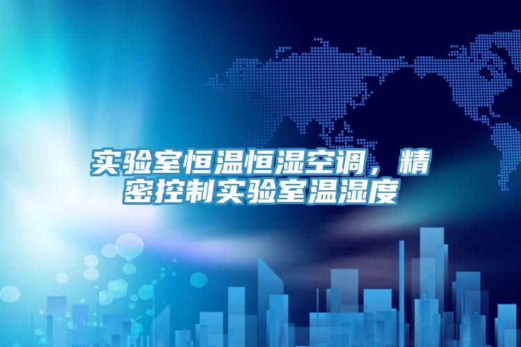 實驗室恒溫恒濕空調，精密控製實驗室溫濕度
