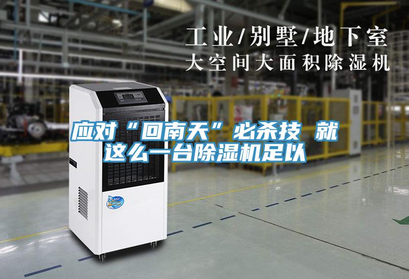 應對“回南天”必殺技 就這麽一台草莓污视频在线看足以
