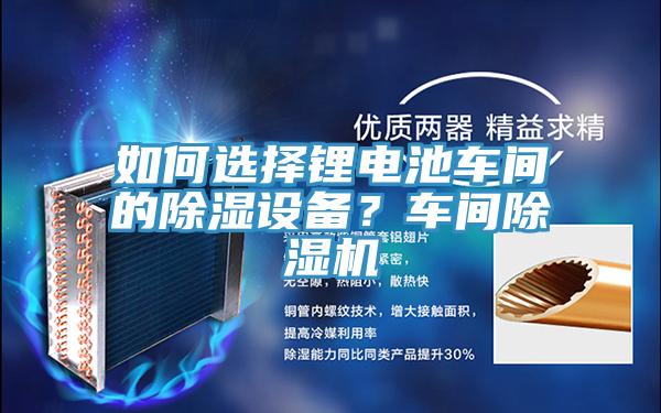 如何選擇鋰電池車間的除濕設備？車間草莓污视频在线看