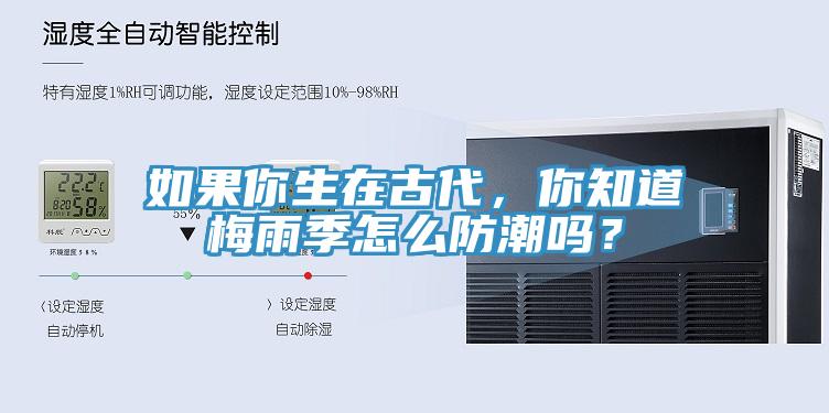 如果你生在古代，你知道梅雨季怎麽防潮嗎？