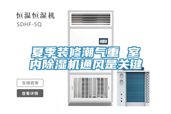 夏季裝修潮氣重 室內草莓污视频在线看通風是關鍵