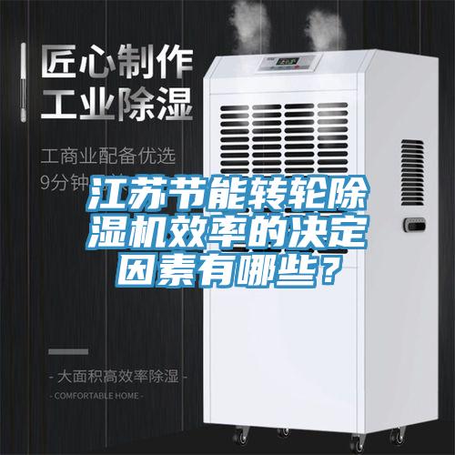 江蘇節能轉輪草莓污视频在线看效率的決定因素有哪些？