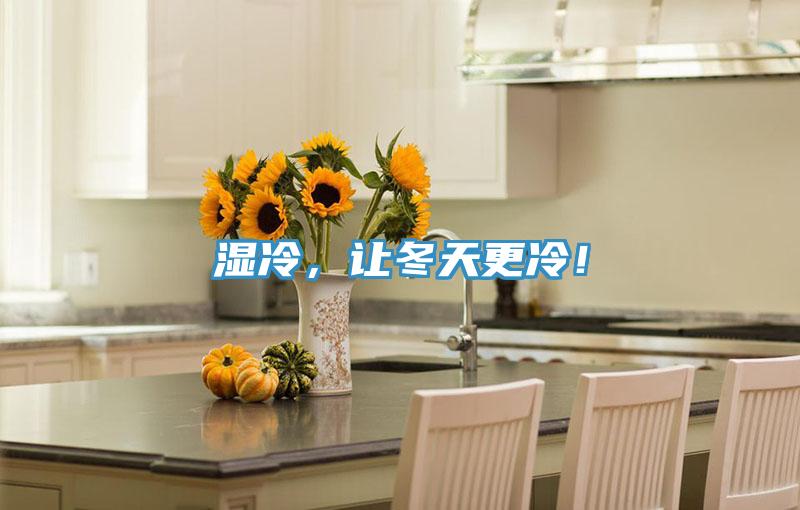 濕冷，讓冬天更冷！
