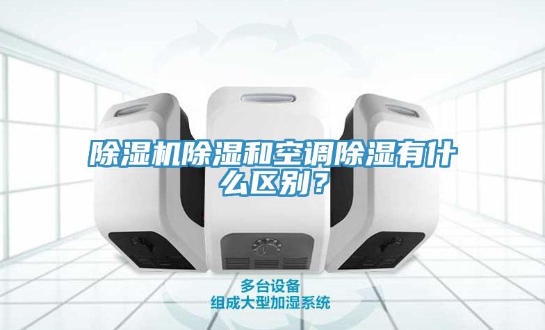 草莓污视频在线看除濕和空調除濕有什麽區別？