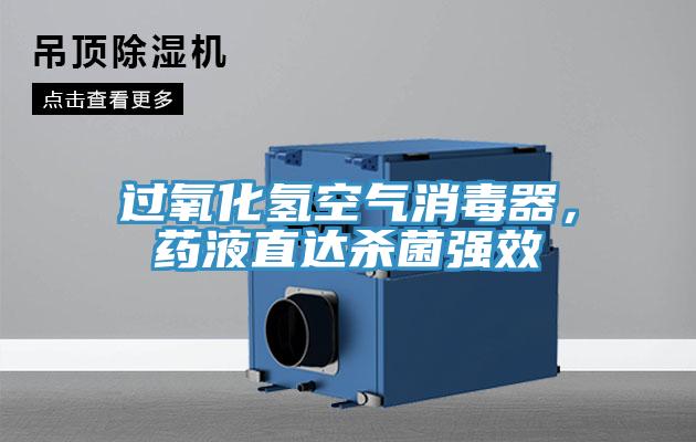 過氧化氫空氣消毒器，藥液直達殺菌強效