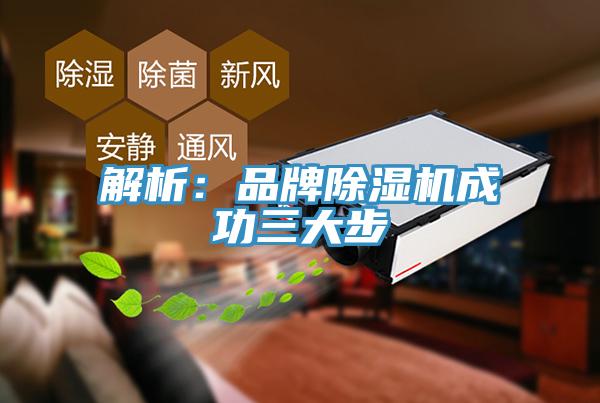 解析：品牌草莓污视频在线看成功三大步