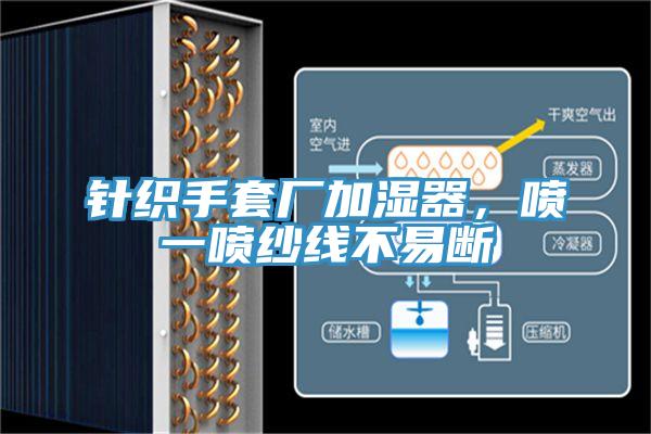 針織手套廠加濕器，噴一噴紗線不易斷