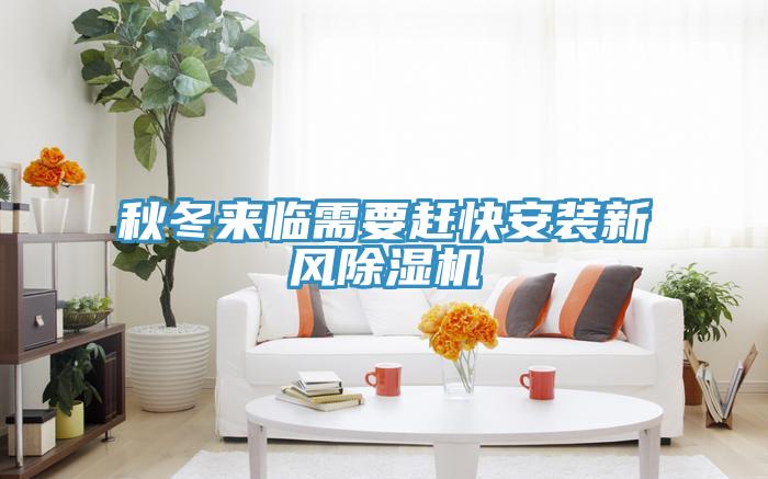 秋冬來臨需要趕快安裝新風草莓污视频在线看