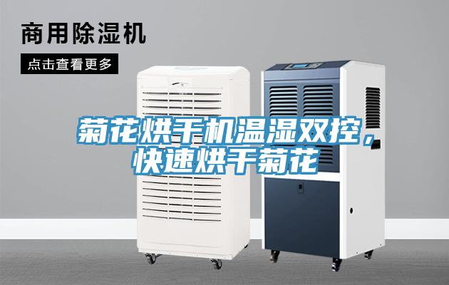 菊花烘幹機溫濕雙控，快速烘幹菊花