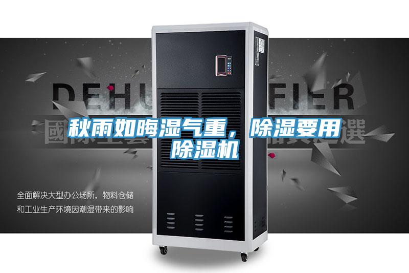秋雨如晦濕氣重，除濕要用草莓污视频在线看