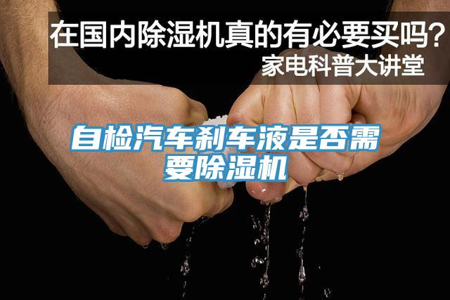 自檢汽車刹車液是否需要草莓污视频在线看