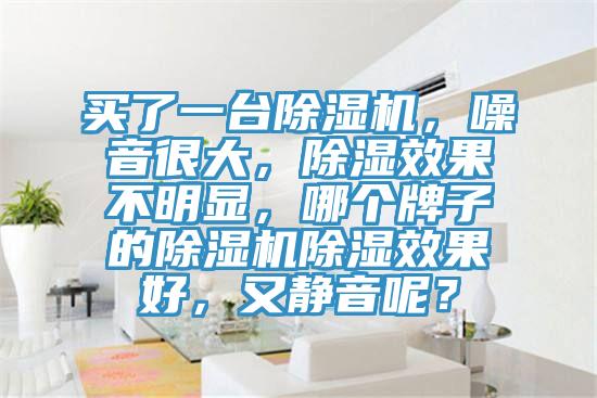 買了一台草莓污视频在线看，噪音很大，除濕效果不明顯，哪個牌子的草莓污视频在线看除濕效果好，又靜音呢？
