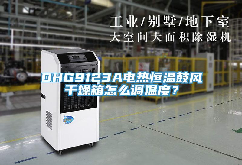DHG9123A電熱恒溫鼓風幹燥箱怎麽調溫度？