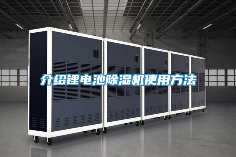 介紹鋰電池草莓污视频在线看使用方法
