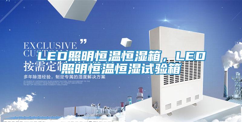 LED照明恒溫恒濕箱，LED照明恒溫恒濕試驗箱