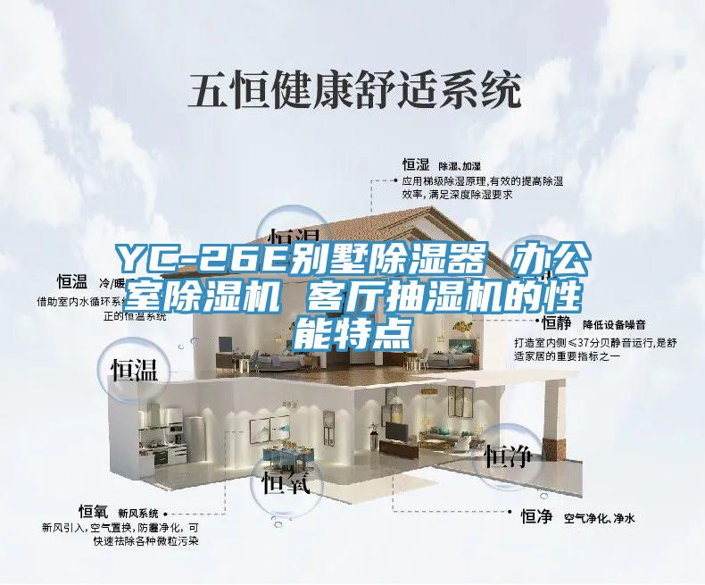 YC-26E別墅除濕器 辦公室草莓污视频在线看 客廳抽濕機的性能特點