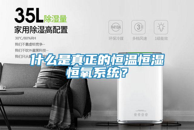 什麽是真正的恒溫恒濕恒氧係統？