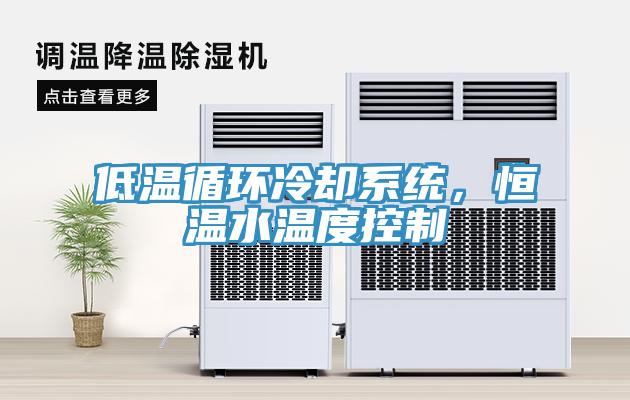 低溫循環冷卻係統，恒溫水溫度控製