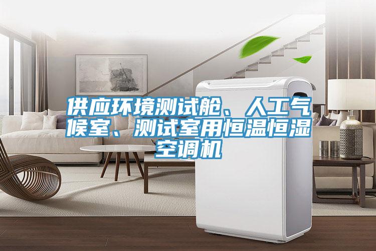 供應環境測試艙、人工氣候室、測試室用恒溫恒濕空調機