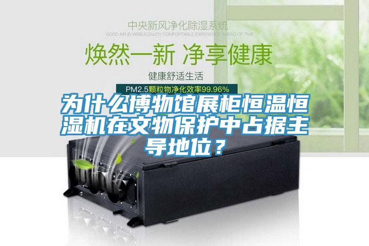 為什麽博物館展櫃恒溫恒濕機在文物保護中占據主導地位？