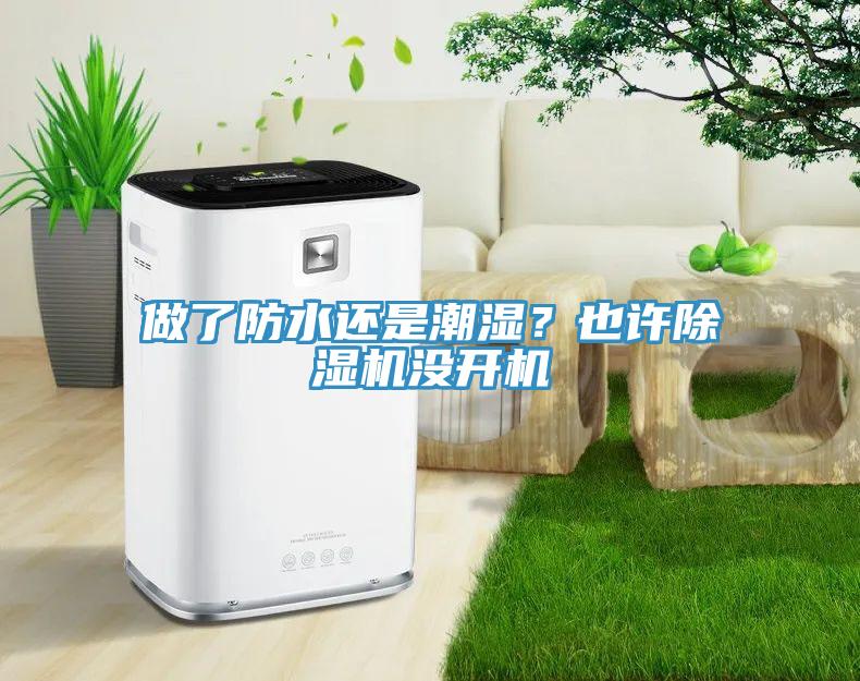 做了防水還是潮濕？也許草莓污视频在线看沒開機