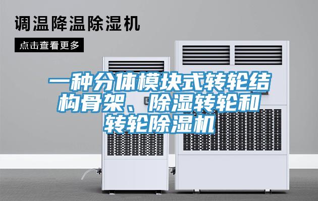 一種分體模塊式轉輪結構骨架、除濕轉輪和轉輪草莓污视频在线看