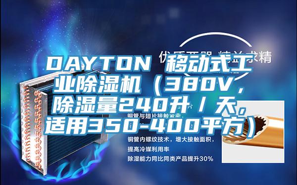 DAYTON 移動式工業草莓污视频在线看（380V，除濕量240升／天，適用350-400平方）