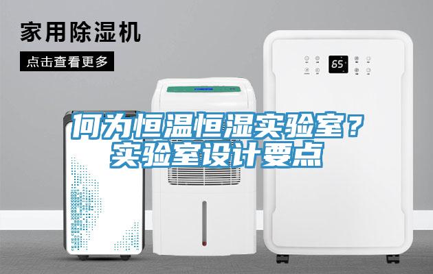 何為恒溫恒濕實驗室？實驗室設計要點