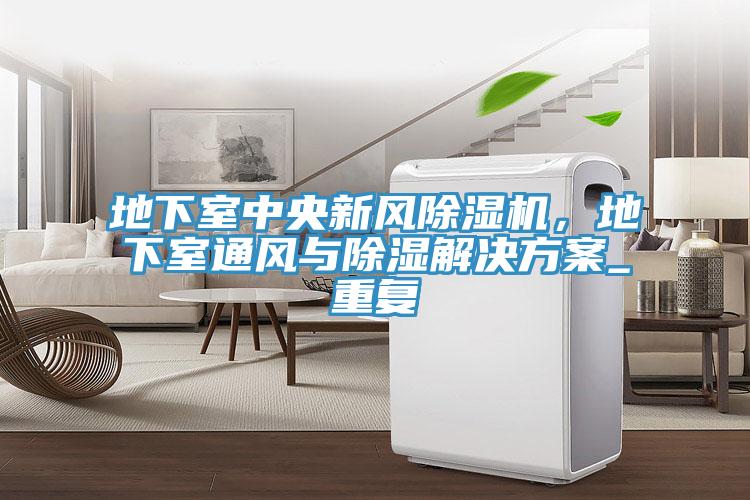 地下室中央新風草莓污视频在线看，地下室通風與除濕解決方案_重複