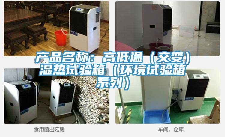 產品名稱：高低溫（交變）濕熱試驗箱（環境試驗箱係列）