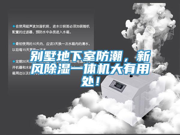 別墅地下室防潮，新風除濕一體機大有用處！