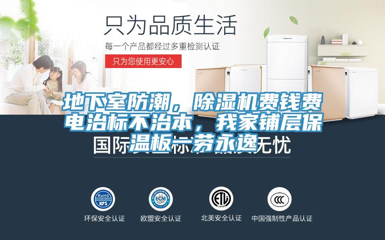 地下室防潮，草莓污视频在线看費錢費電治標不治本，我家鋪層保溫板一勞永逸