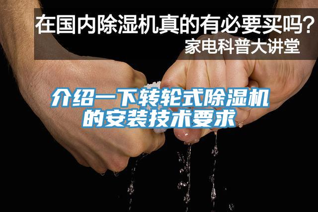 介紹一下轉輪式草莓污视频在线看的安裝技術要求