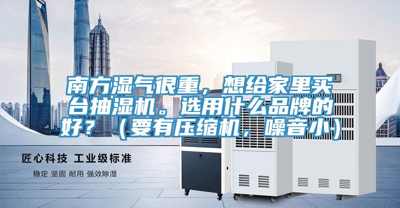 南方濕氣很重，想給家裏買台抽濕機。選用什麽品牌的好？（要有壓縮機，噪音小）