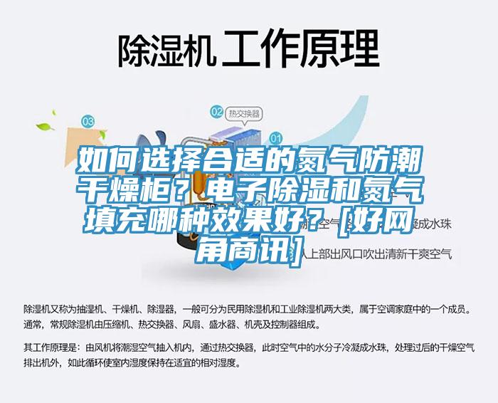 如何選擇合適的氮氣防潮幹燥櫃？電子除濕和氮氣填充哪種效果好？[好網角商訊]