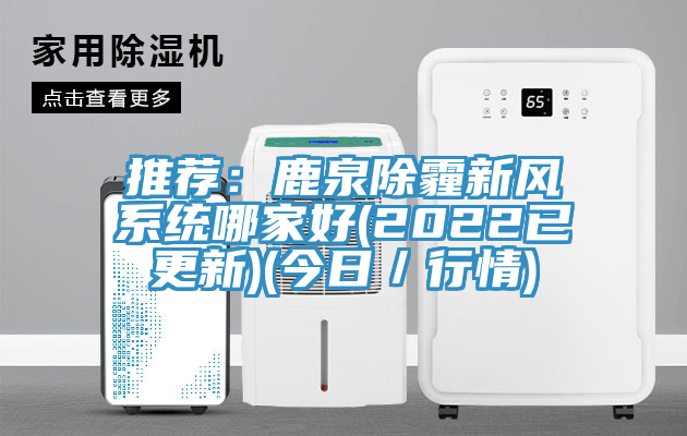 推薦：鹿泉除霾新風係統哪家好(2022已更新)(今日／行情)