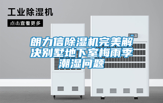 朗力信草莓污视频在线看完美解決別墅地下室梅雨季潮濕問題