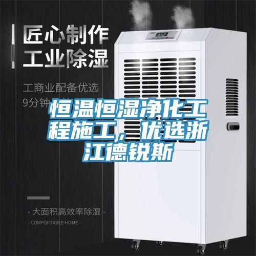 恒溫恒濕淨化工程施工，優選浙江德銳斯